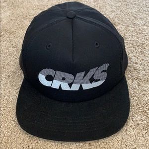 NWOT Crooks & Castles CRKS Snapback Hat Black